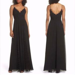 HAYLEY PAIGE NWT OCCASIONS BRIDESMAID LACE & CHIFFON DRESS